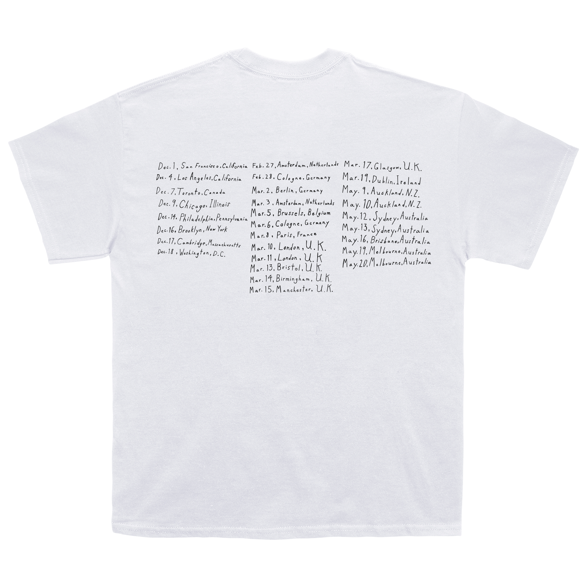Clown Tour Tee (w/ tour dates) – Audrey Hobert